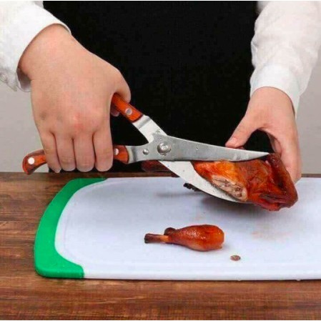 Kéo Cắt Gà Vịt Cán Gỗ Seki Japan-9282