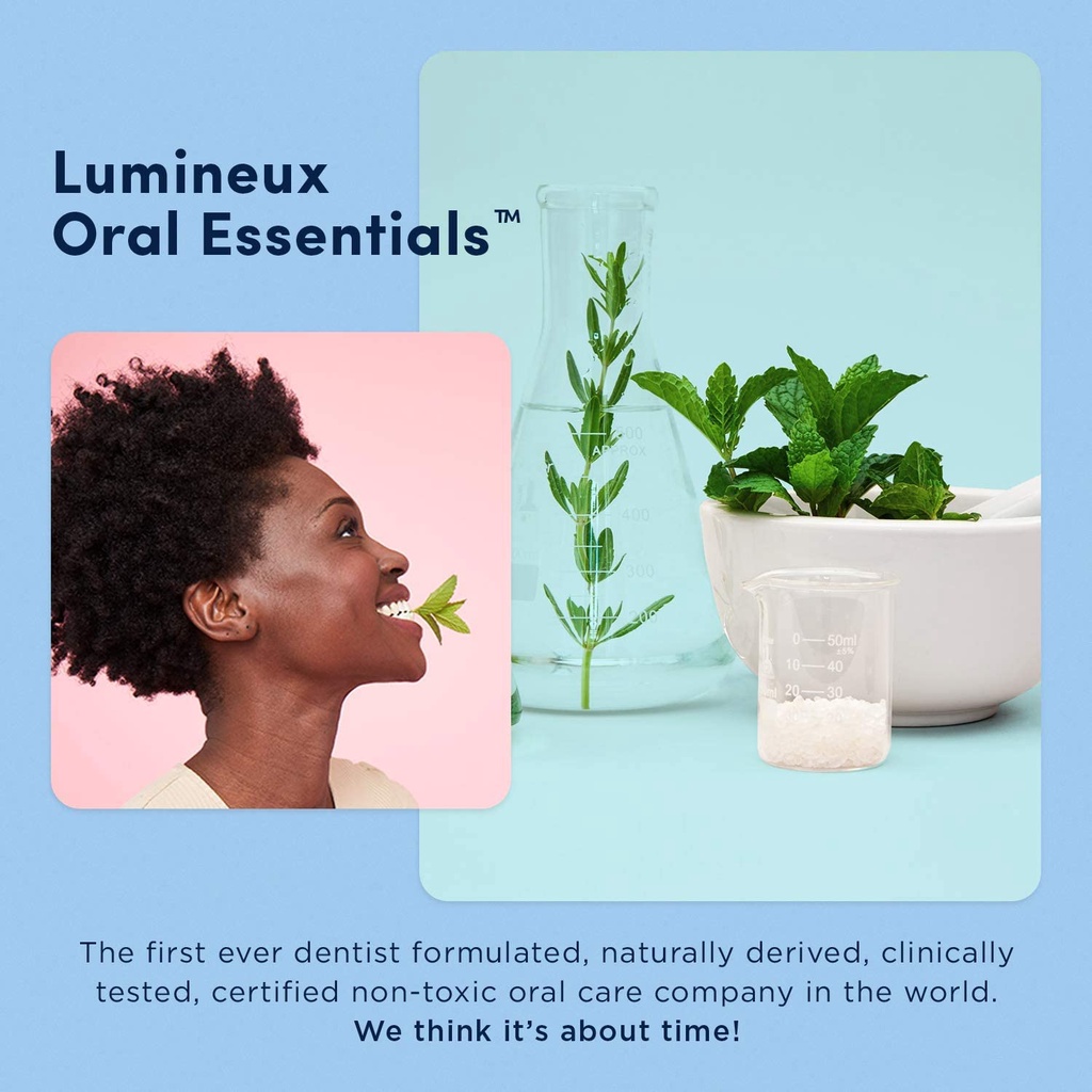 [Hàng Mỹ] Miếng dán trắng răng Lumineux Oral Essentials Teeth Whitening Strips