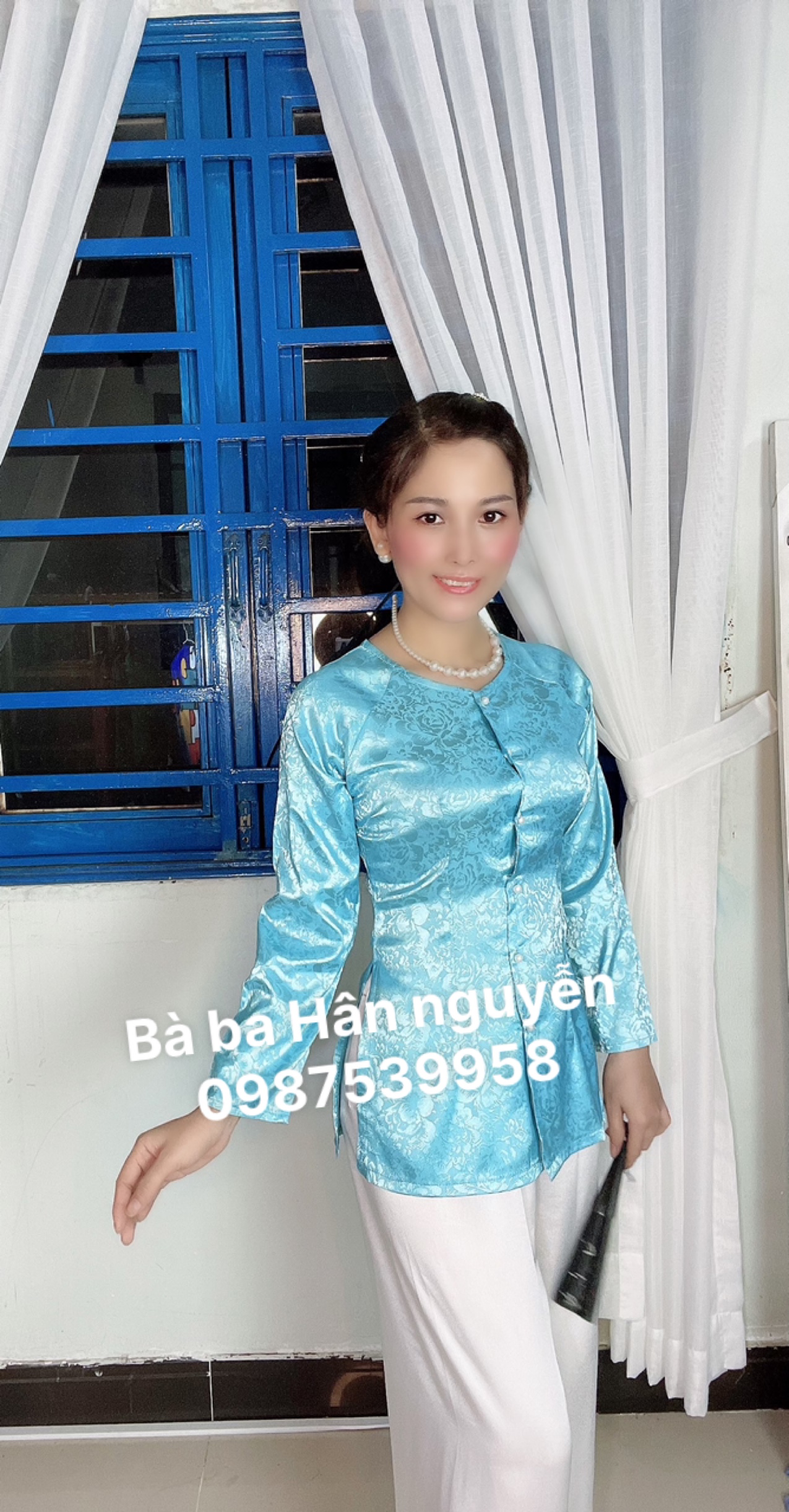 ÁO BÀ BA GẤM KÈM QUẦN)