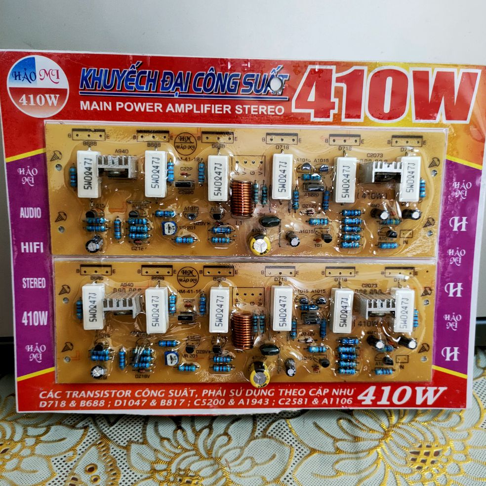Bo mạch công suất 12 sò 410w hảo mi