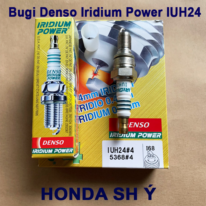 Bugi cho Honda SH Ý - Bugi denso iridium power IUH24
