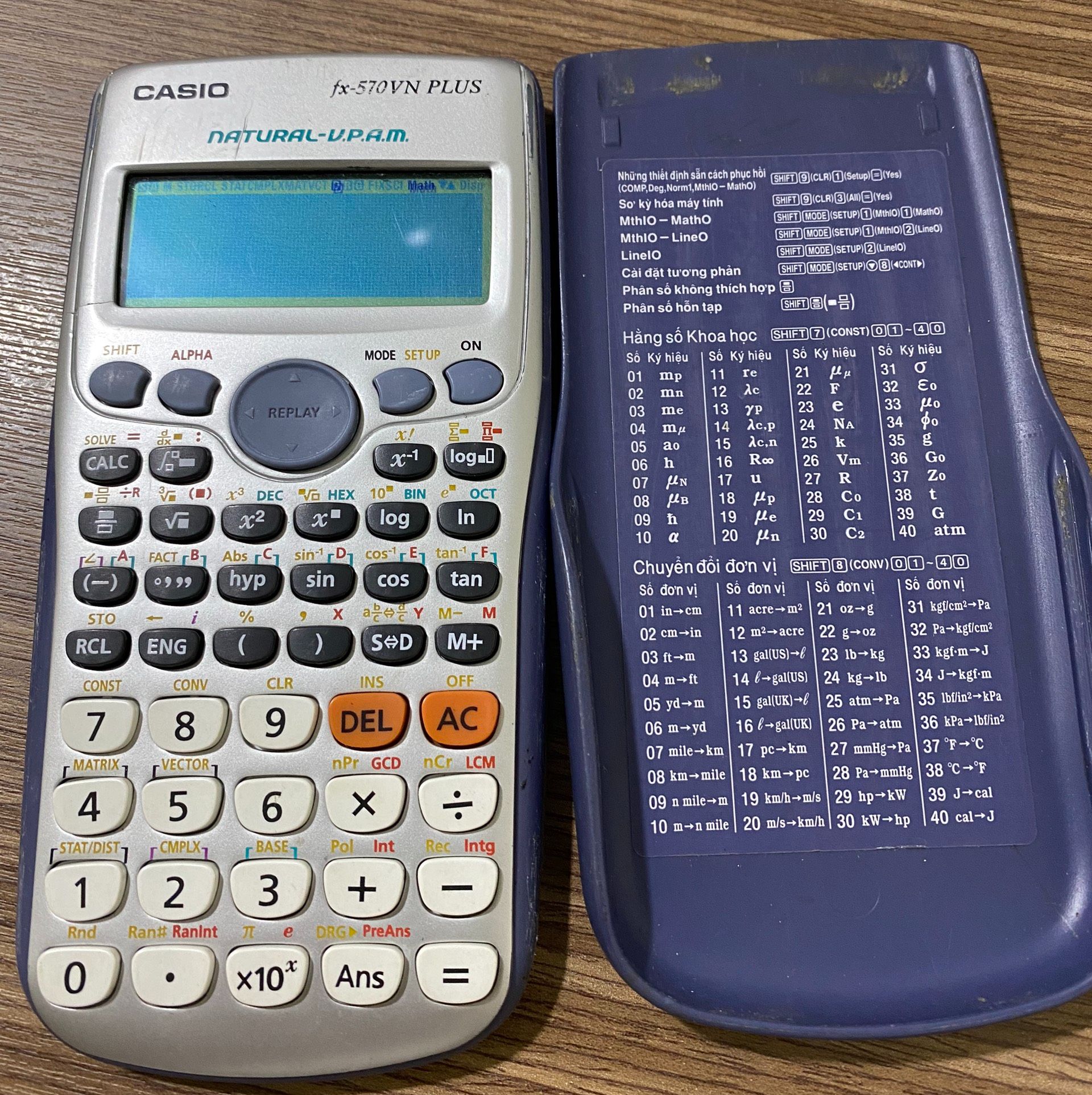 Máy tính Casio 570vn plus hàng chính hãng (2nd hand)