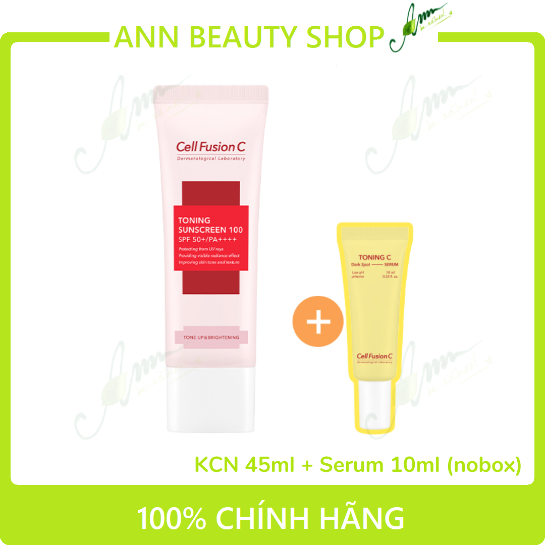 Kem Chống Nắng Cell Fusion C TONING SUNCREEN 100 SPF 50+, PA++++