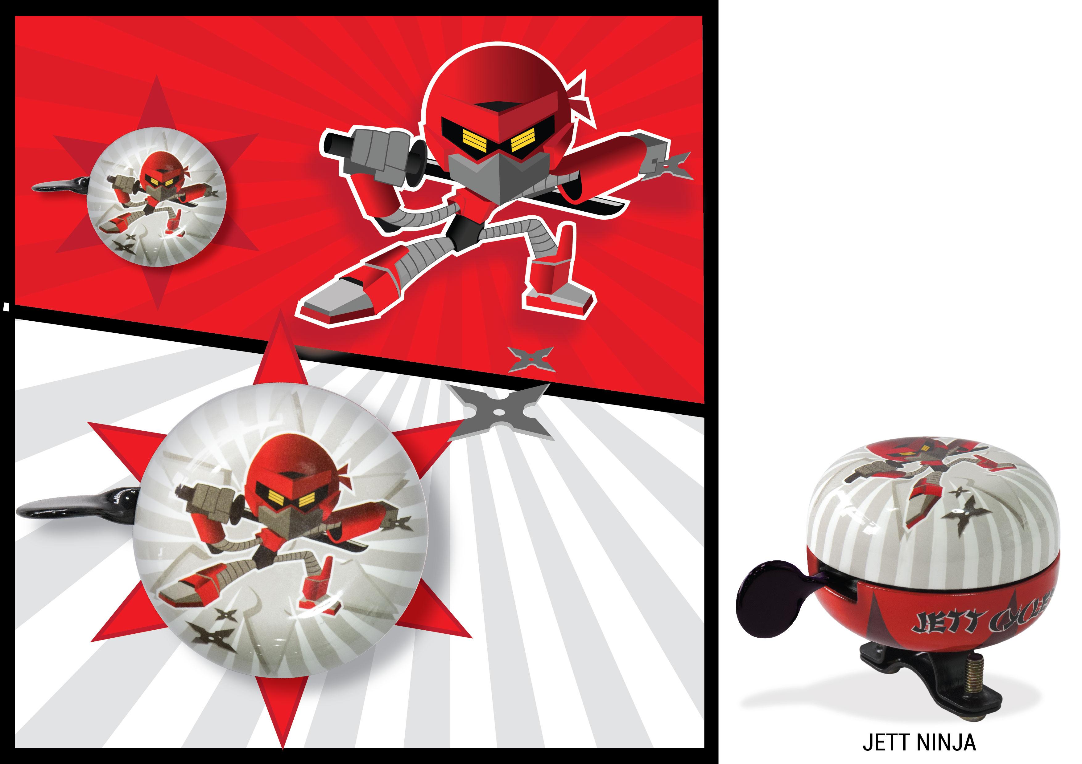 CHUÔNG XE ĐẠP JETT NINJA