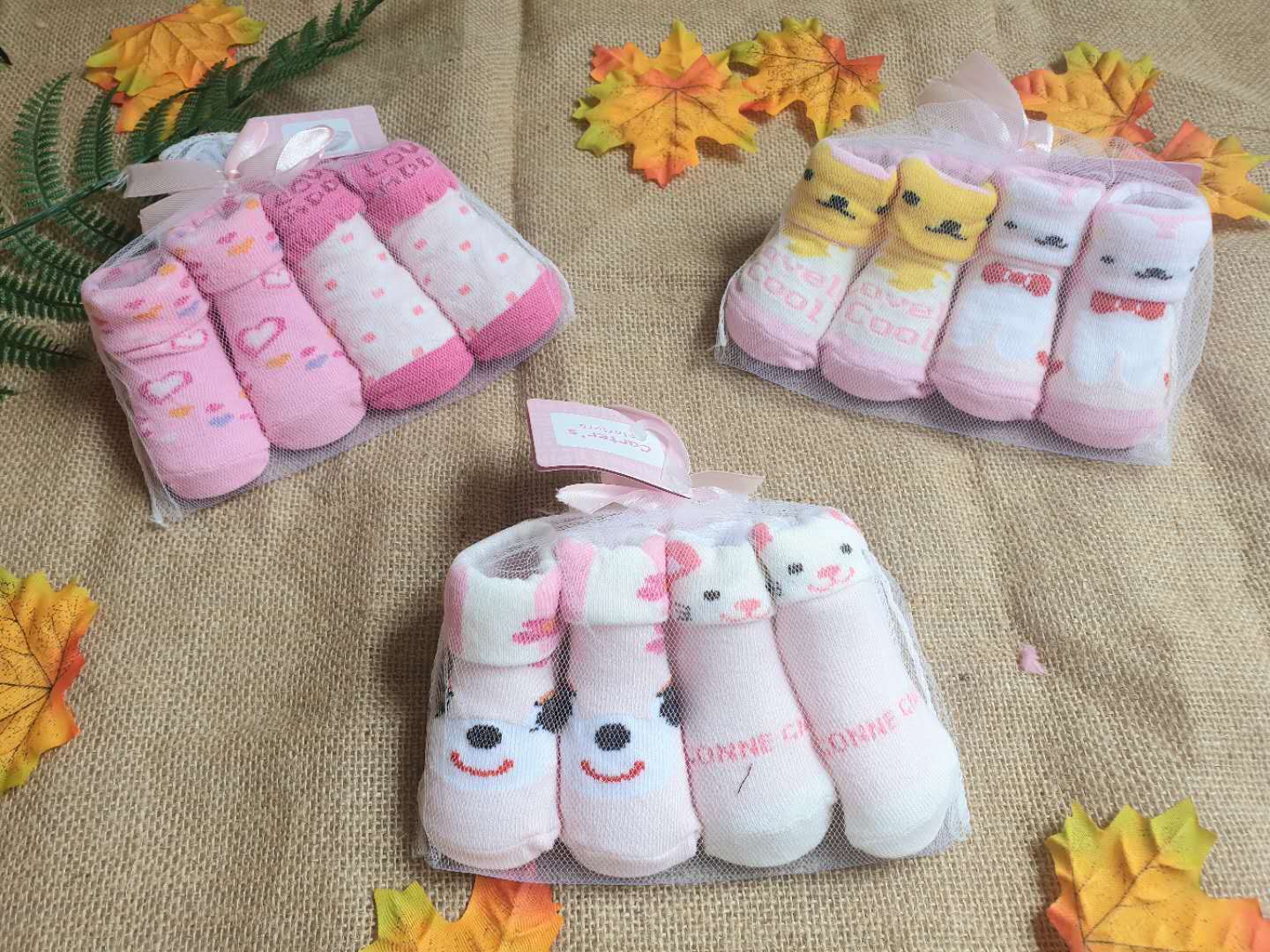 Set 2 đôi Tất sơ sinh/ Vớ sơ sinh Carter Cao cấp