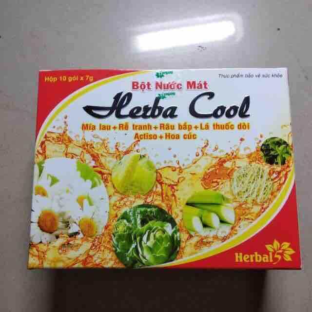 BỘT NƯỚC MÁT HERBA COOL ( Hộp 10 gói x 7g )
