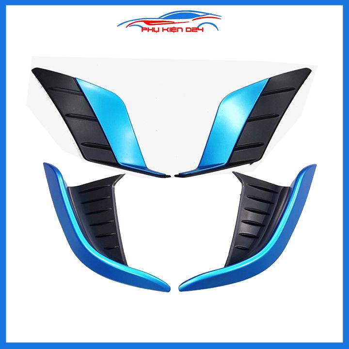 ỐP Viền Đèn Gầm Trước Sau Xe Toyota Cross 2020 2021 2022 Xanh