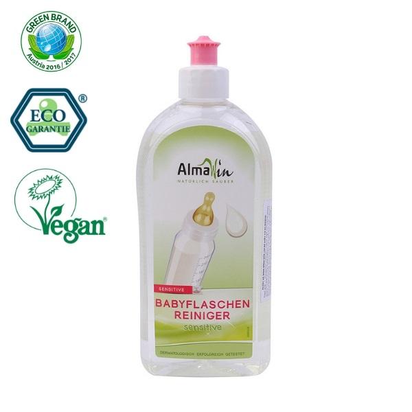 [HCM]NƯỚC VỆ SINH BÌNH SỮA EM BÉ HỮU CƠ ALMAWIN 500ML