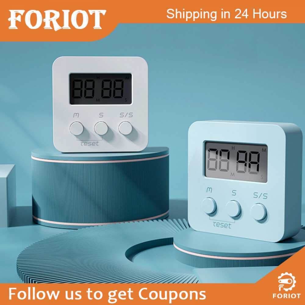 Foriot Multi-Function Electronic Timer Learning Management Timer Suit for Kitchen Study Work Exercise Training