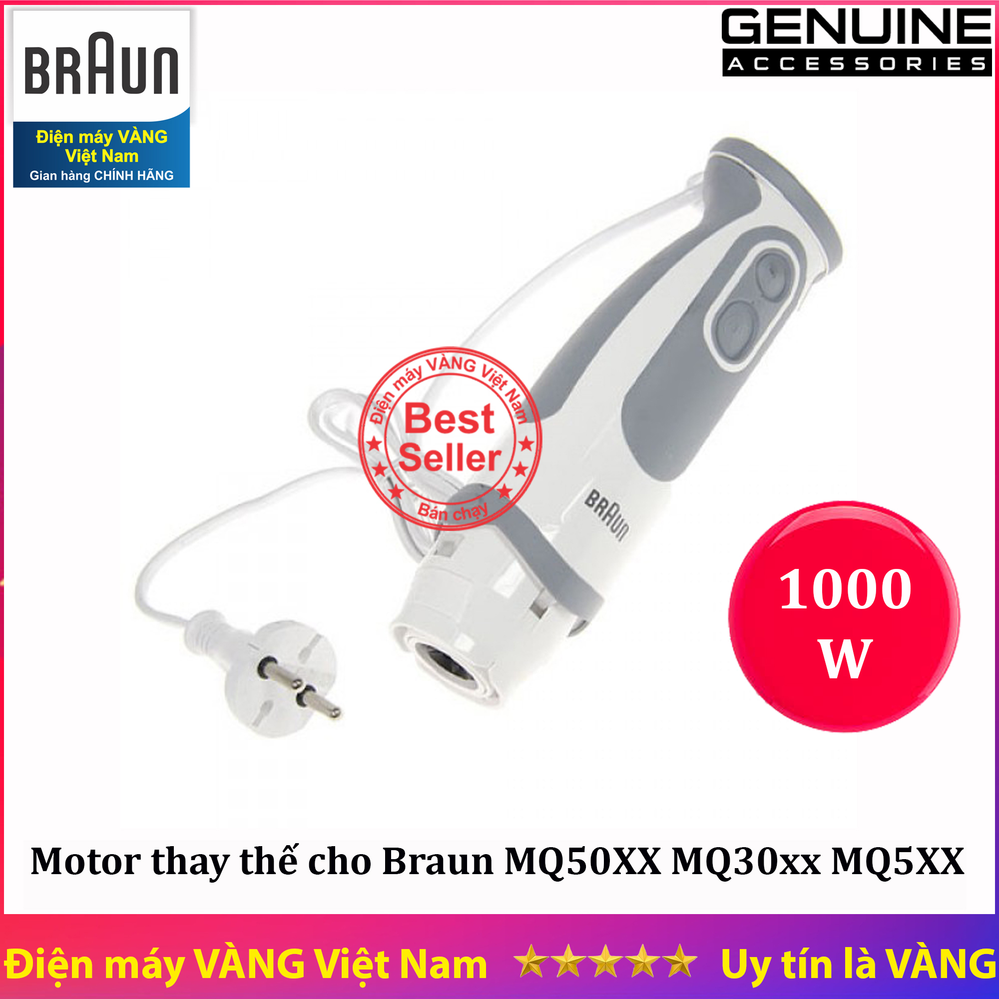 Motor 1000w cho máy xay braun mq5200 mq5245 mq5235 mq5000 mq5035 mq5045 mq3000 mq3045 mq3035 mqxxx