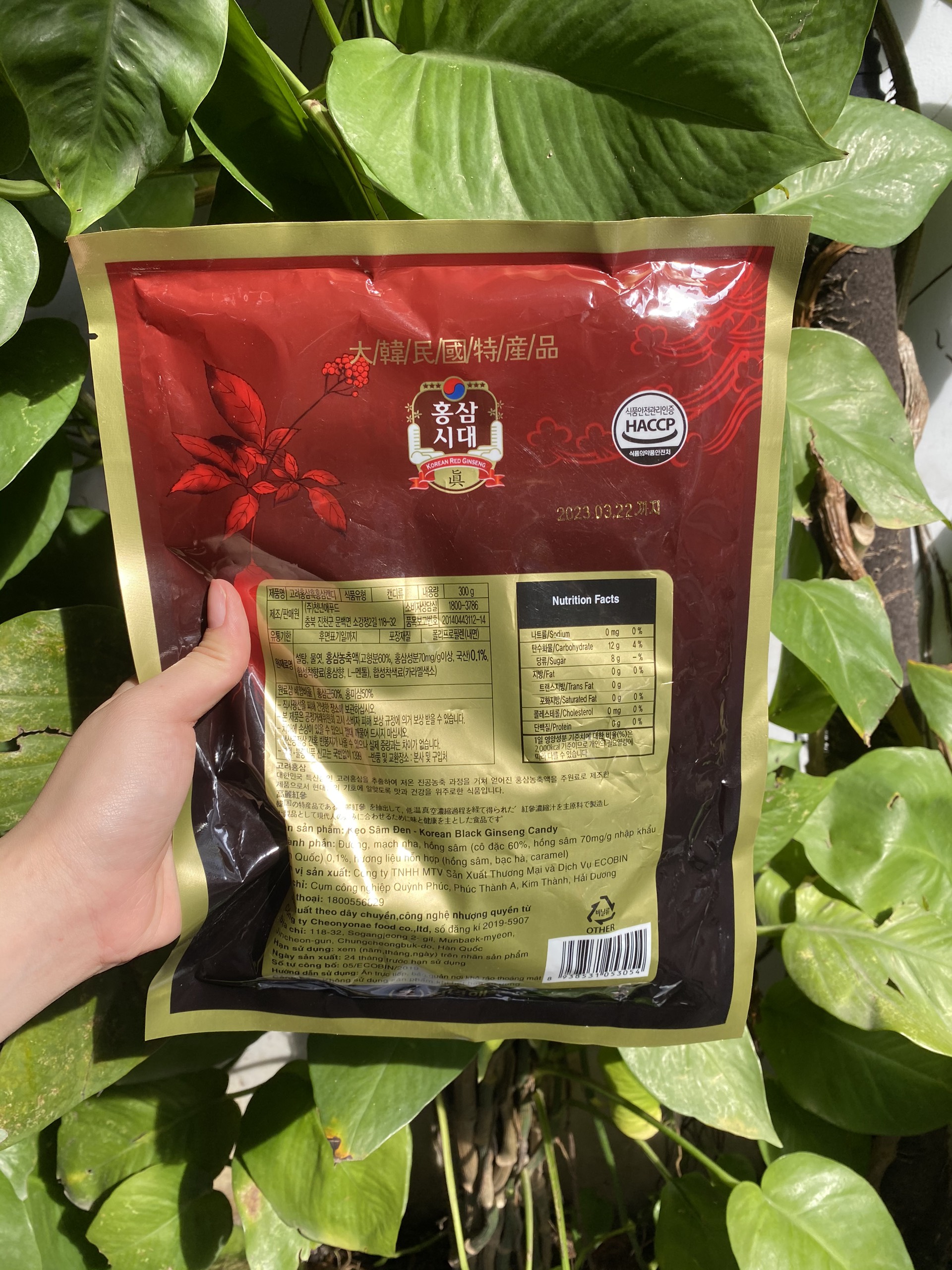 Kẹo Sâm Đen Hàn Quốc Korean Black Ginseng Candy