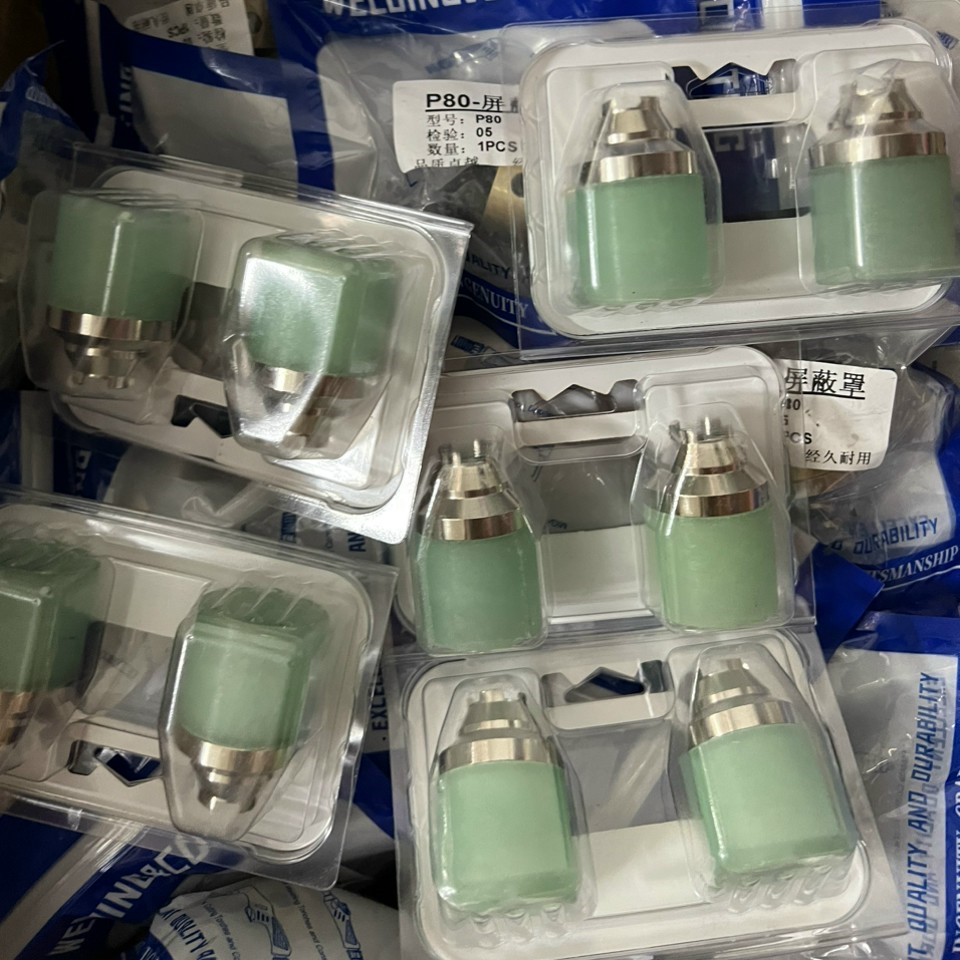 Bộ chụp mỏ cắt plasma P80 bảo vệ bép cắt - chụp cách điện bảo vệ đầu mỏ cắt, bép cắt