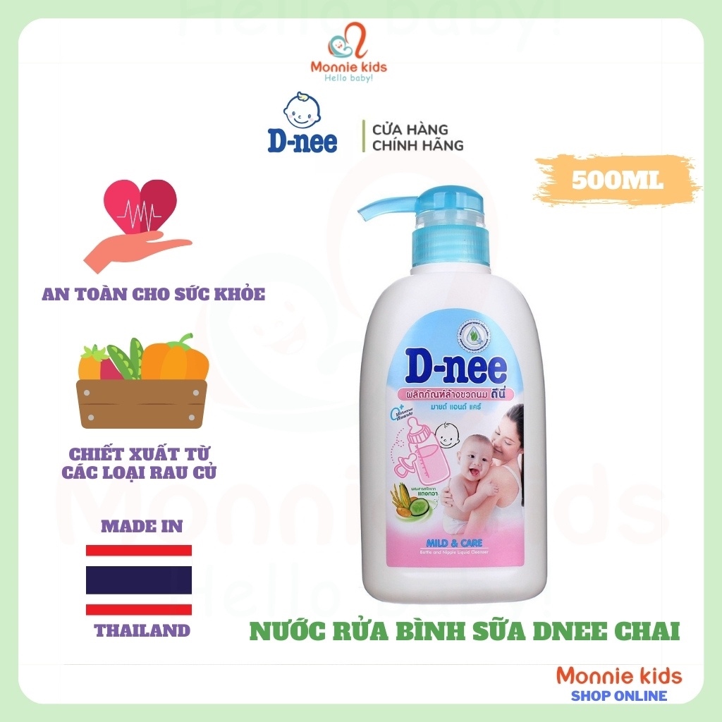 Nước Rửa Bình Sữa � D-NEE � Thái Lan Chai 500ml
