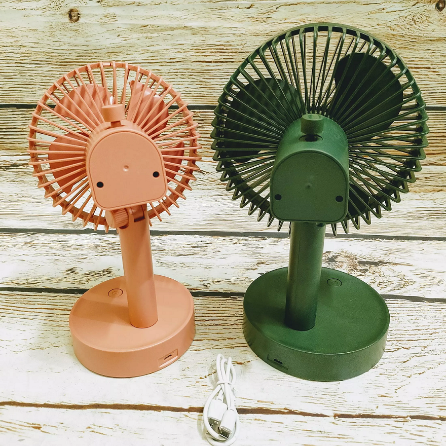 QUẠT XOAY ĐỂ BÀN PIN SẠC CÓ ĐÈN NGỦ dùng làm quạt văn phòng, quạt xe tải, quạt dùng đi phượt...NHIỀU MÀU_Quạt để bàn quạt mini quạt bàn quạt em bé quạt sạc quạt tự xoay quạt đi động quạt ô tô