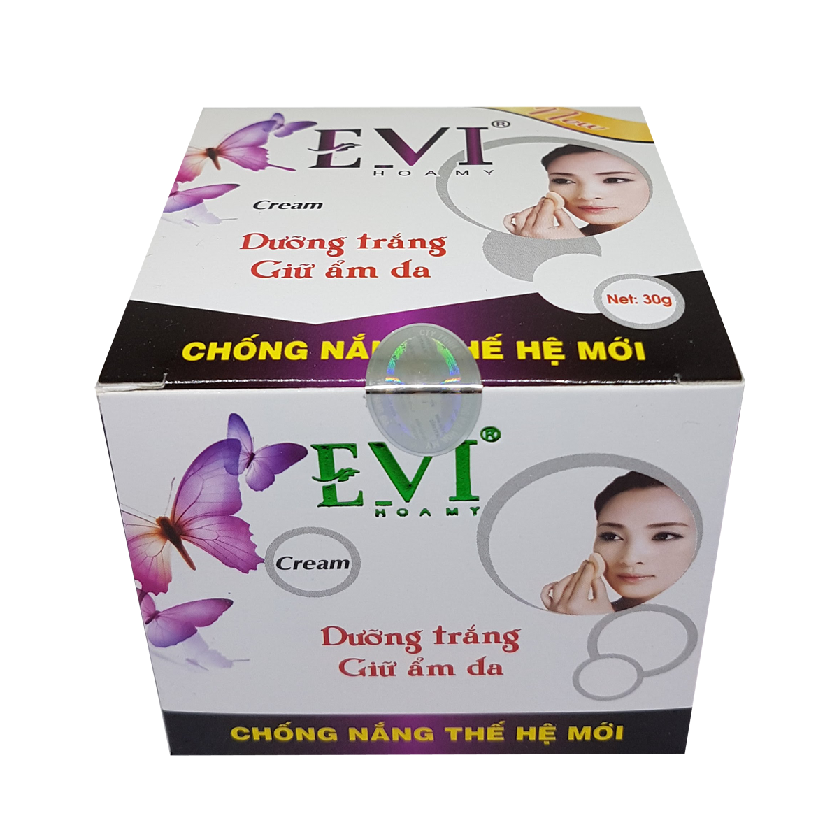 [HCM]KEM DƯỠNG TRẮNG GIỮ ẨM DA EVI 30G