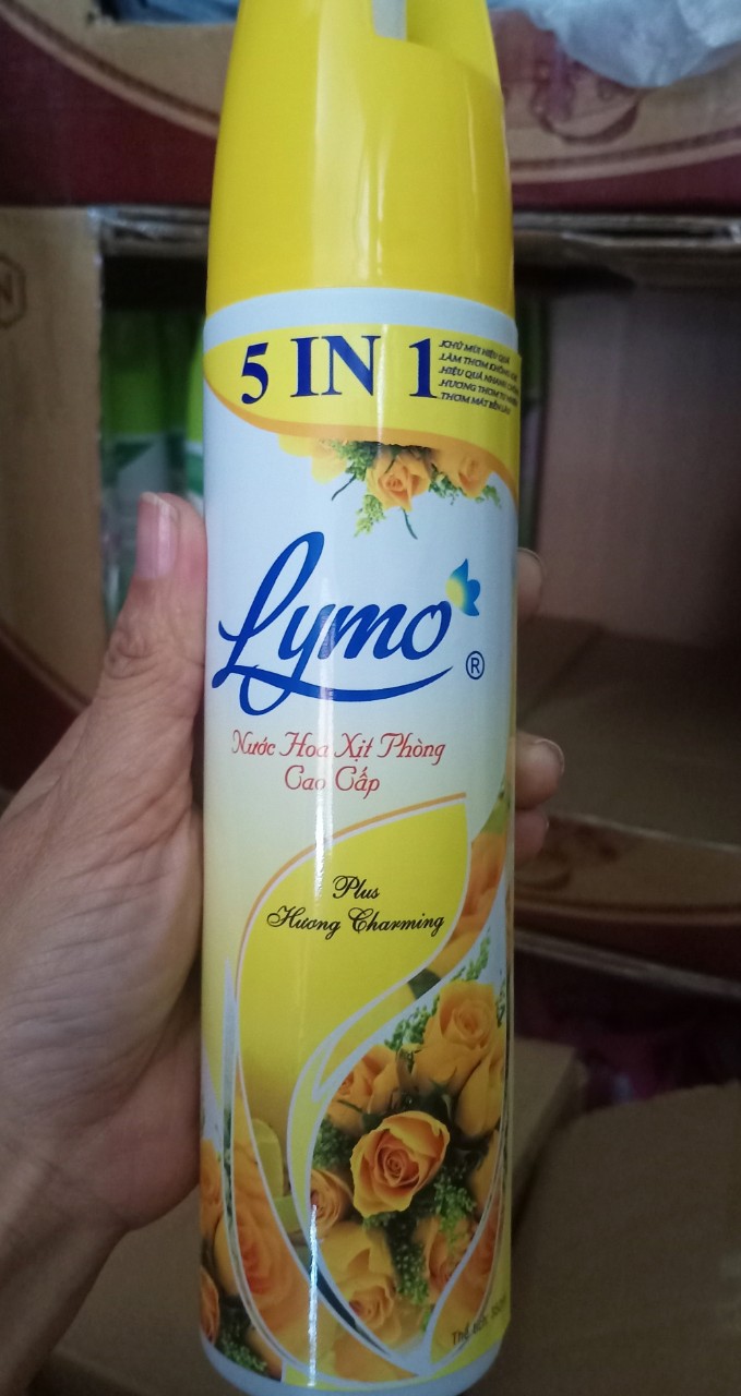 Xịt phòng lymo 350ml cao cấp làm thơm phòng