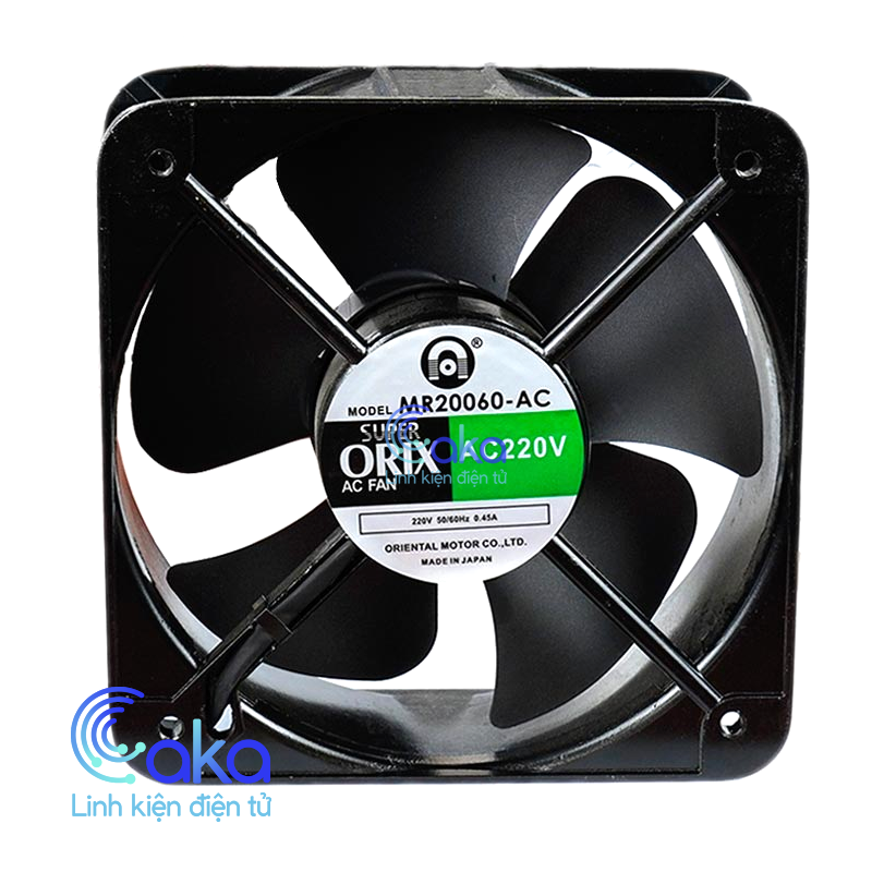 Quạt ORIX JAPAN MR20060 220V Kích thước 200x200x60mm