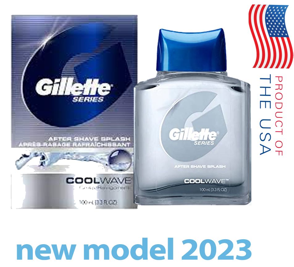 Nước hoa sau cạo râu gillette series after shave splash cool wave - 100ml