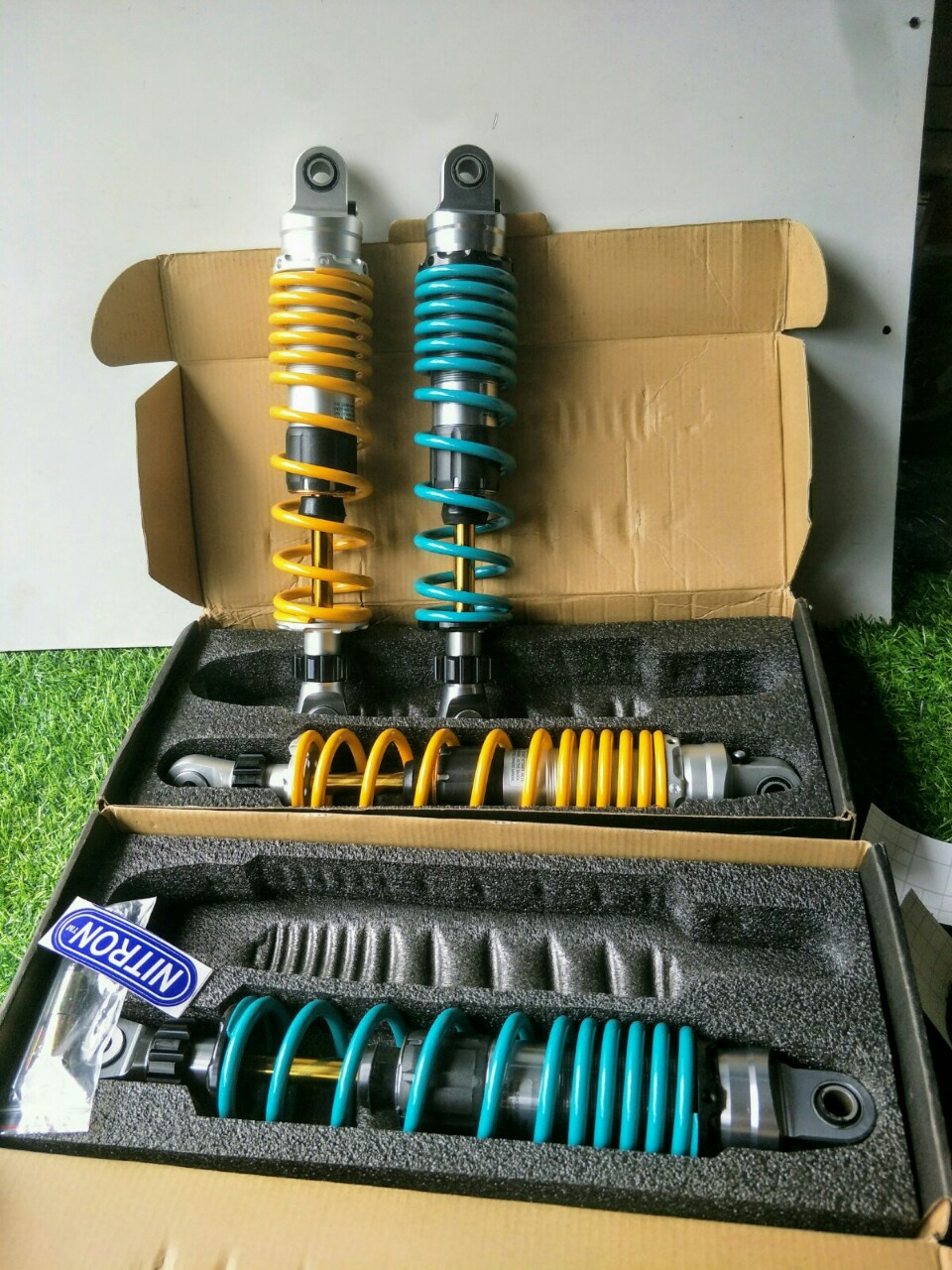 [HCM]CẶP PHUỘC OHLINS  NITRON KHÔNG BÌNH DẦU GẮN XE  SIRIUS TAURUS JUPITER
