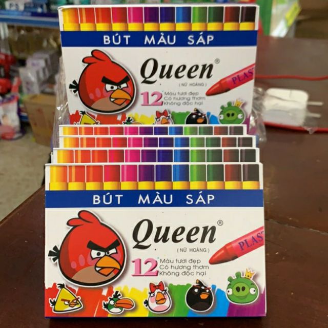 [HCM]Sáp Màu Queen 12 18 24 Màu