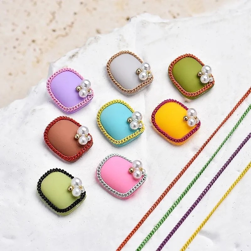 Dây xích nail dây kim loại gắn móng