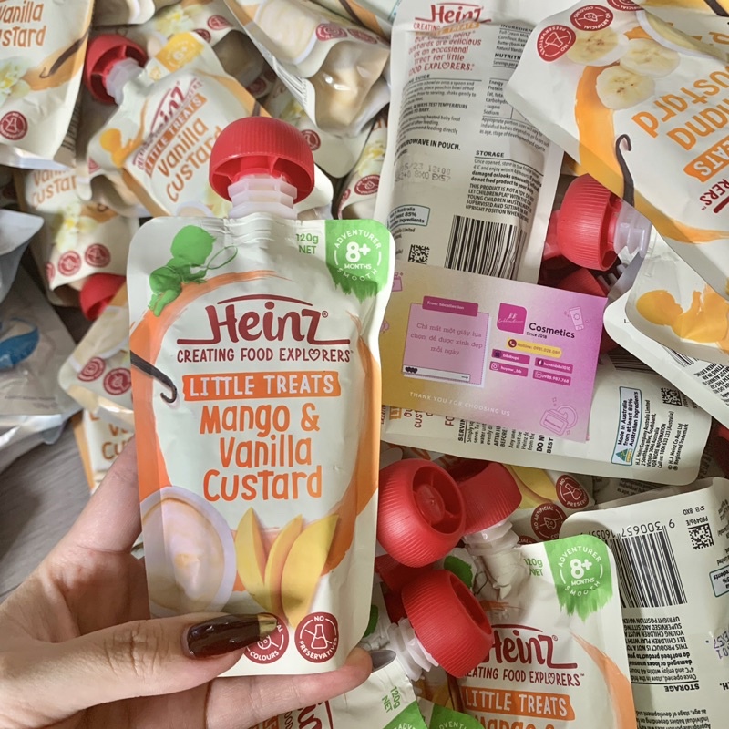 Váng Sữa Heinz Custard Úc Date mới nhất