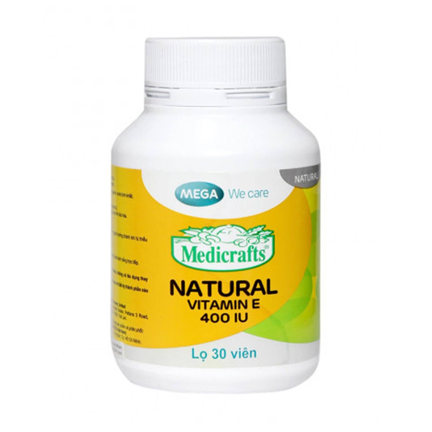 Natural Vitamin E 400 Mega We care - Enat 400