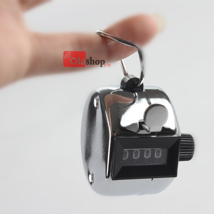 Máy bấm đếm cầm tay 4 số kim loại