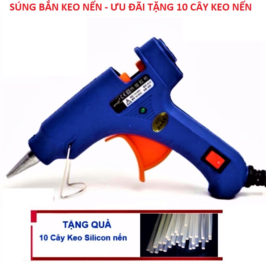Súng bắn keo nến + tặng 10 cây keo nến loại tốt - keo