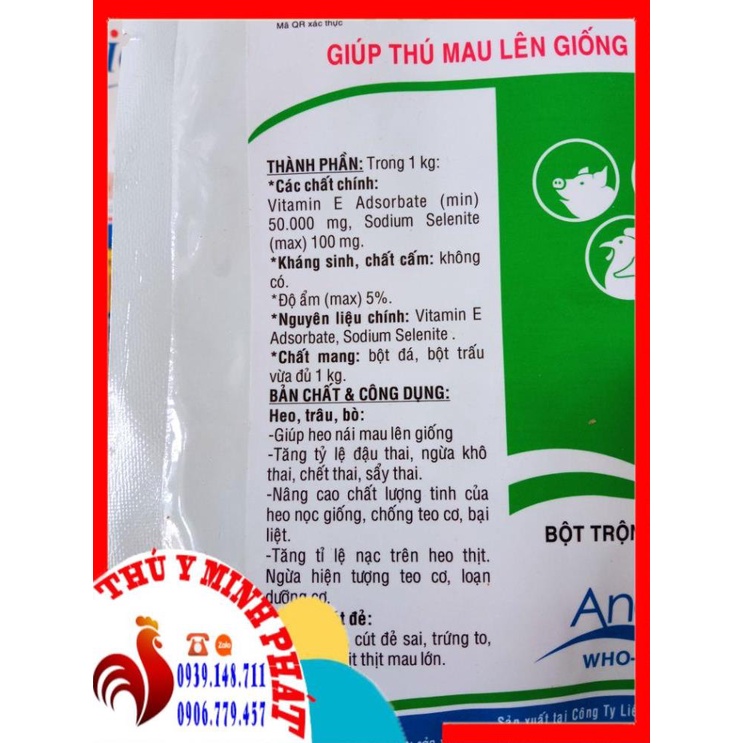 NOVA E SELEN 500 gói 100g MAU LÊN GIỐNG