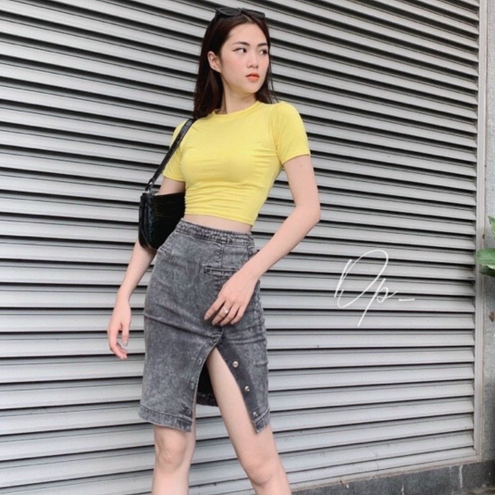 Áo crotop CỘC TAY cá tính