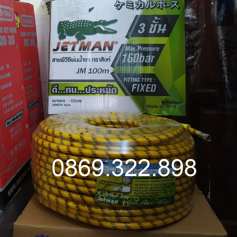 Dây Phun Xịt Jetman 8.5mm 100 Mét JM-100M