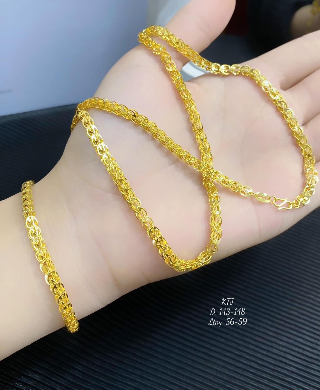 Dây phụng vàng tây 10k DV140