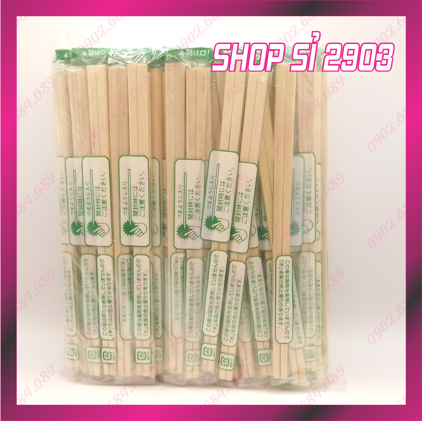 Đũa tách Nhật cao cấp - Bịch 100 đôi