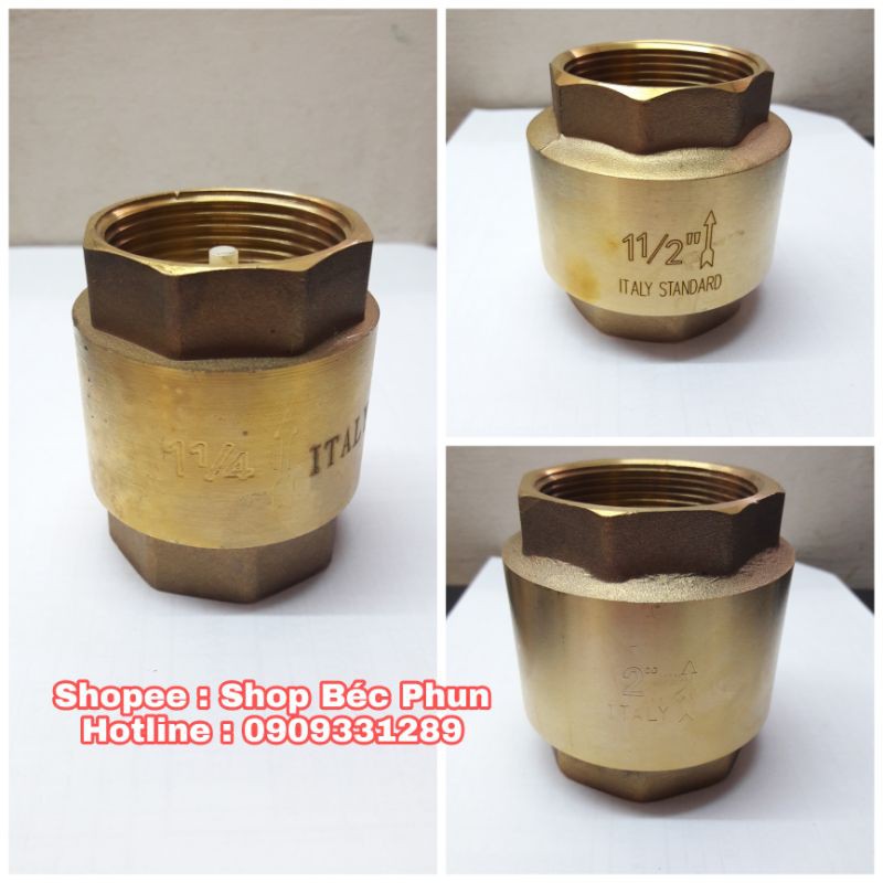 Lupe van 1 chiều lo xo thau phi 42 49 60