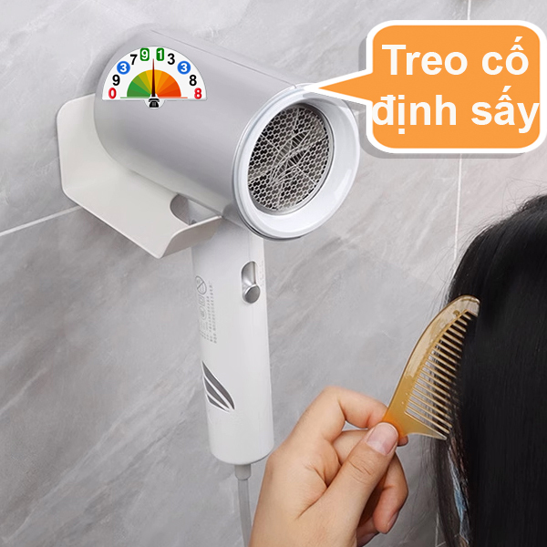 Giá Treo Máy Sấy Tóc Kệ Gác Đồ Đa Năng Kệ Treo Giá Treo Đa Năng