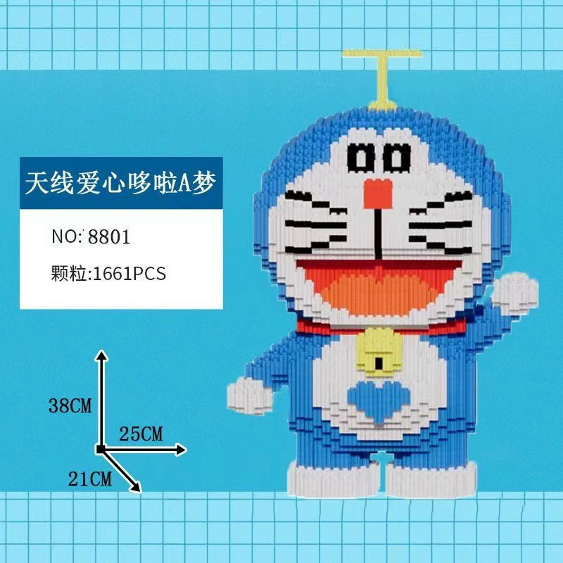 Đồ chơi Mô hình lắp ráp 3D mô hình nhân vật, Doraemon