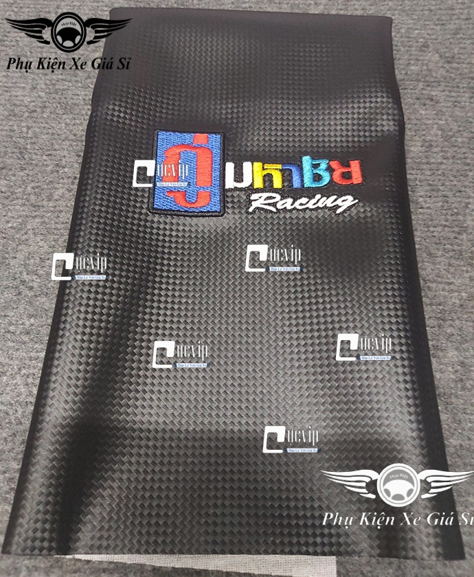 Da Yên Xe Máy Thái Carbon Logo Thêu MS3813