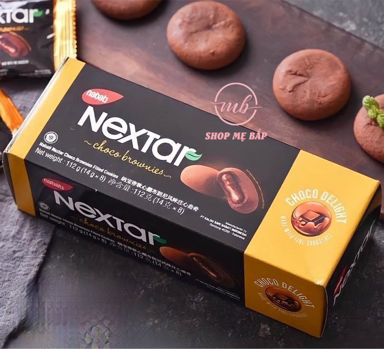 Bánh Quy Socola Nextar 112g (8 bánh) - Bách Hoá Nhà Bắp [Date 03/2023]