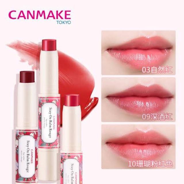 Son Dưỡng Có Màu Canmake Stay On Balm Rouge