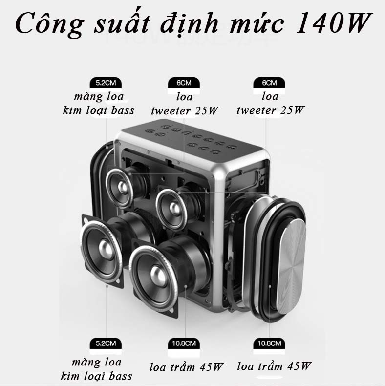 Loa Xdobo King Max công suất 140W