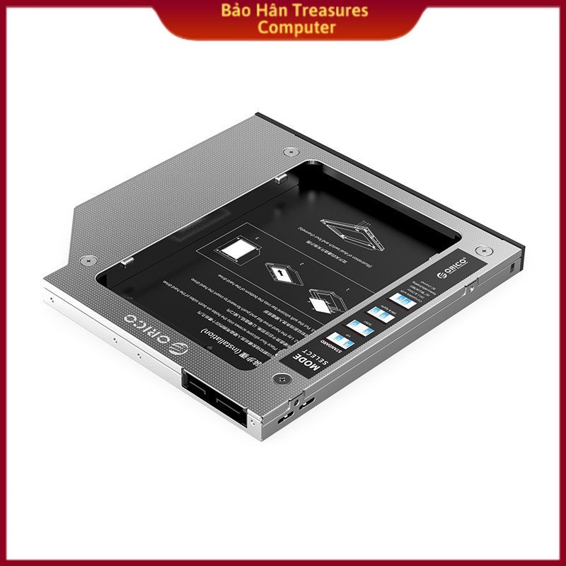 Khay đựng ổ cứng Laptop (Caddy bay) 2.5" SATA 1,2,3 ORICO M95SS - Hàng Chính Hãng