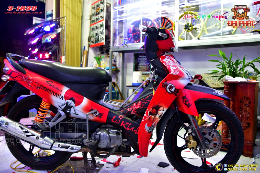 Tem Trùm Sirius Samurai Đỏ Đen Trắng - S-1630