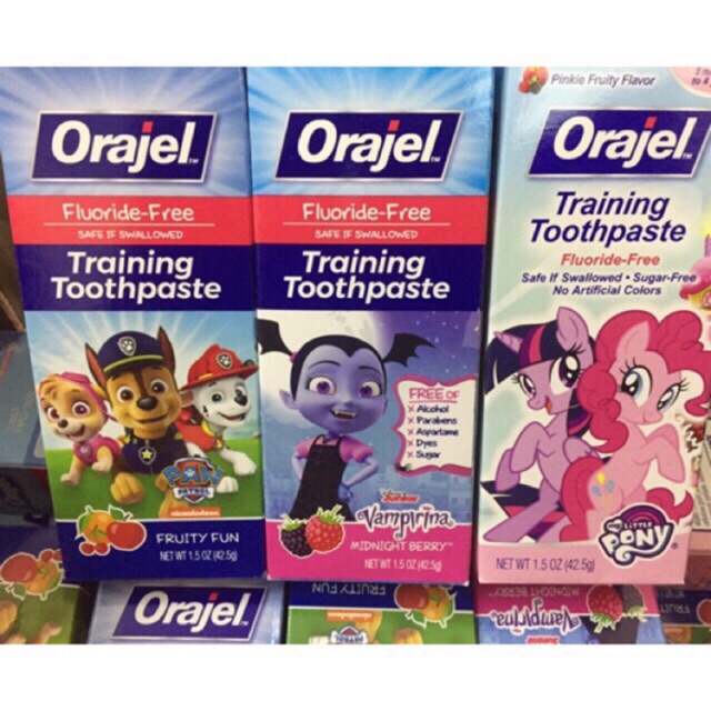 [HCM]Kem Đánh Răng Orajel Training Tôthpaste(Mẫu Mới)