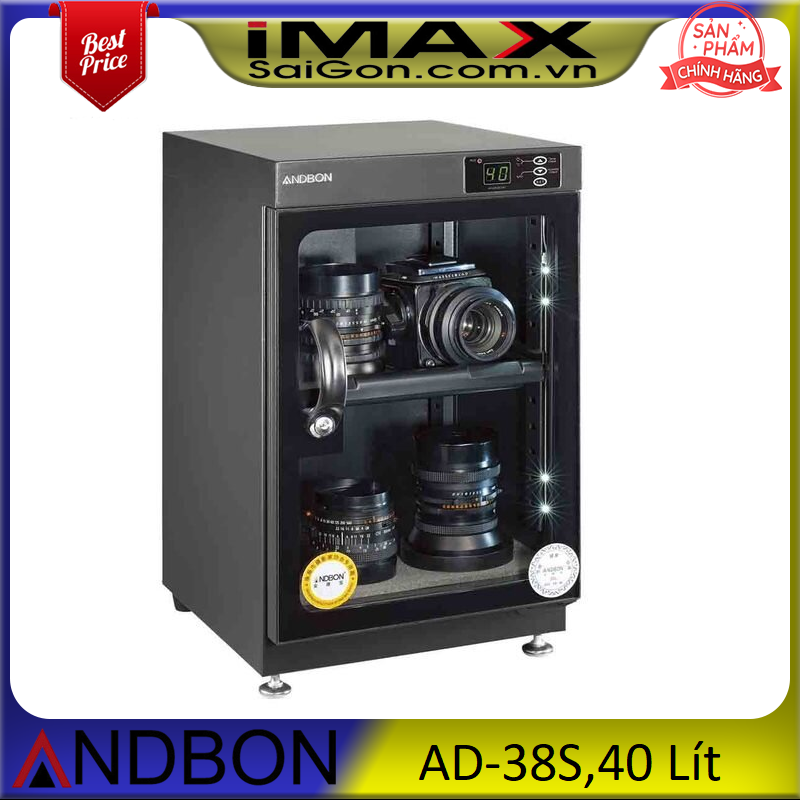 [HCM]TỦ CHỐNG ẨM ANDBON AD-38S 40LÍT