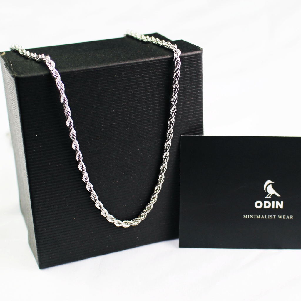 Dây chuyền dạng Rope (Dây thừng) - Thép Titanium 316L - ODIN
