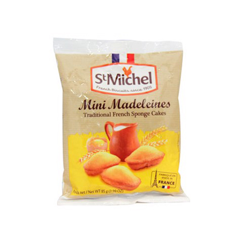 Bánh bông lan kiểu pháp với vụn socola st michel 150g