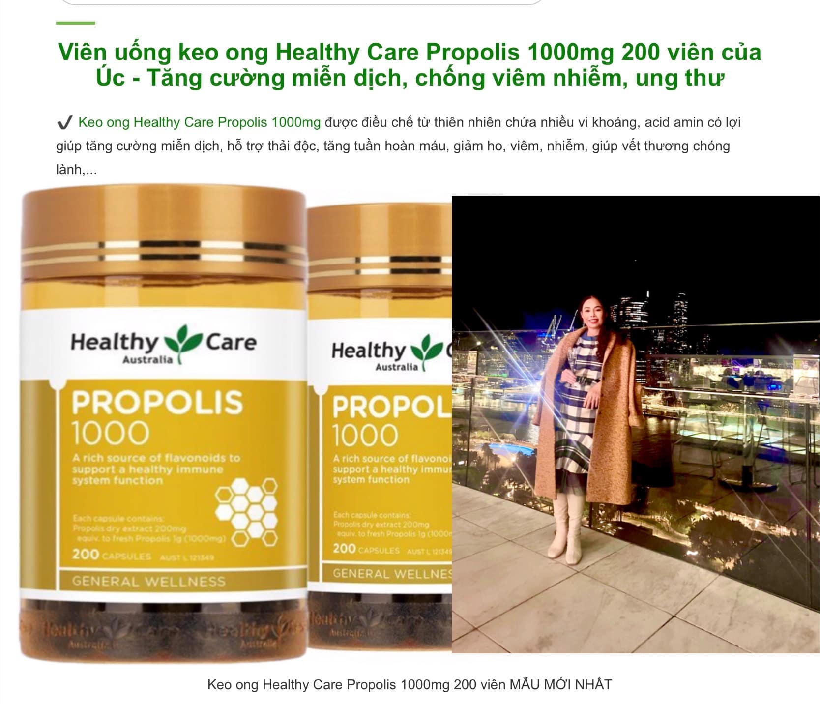 Healthy Care Propolis 1000 - Supports the Health of Infants and Young Children