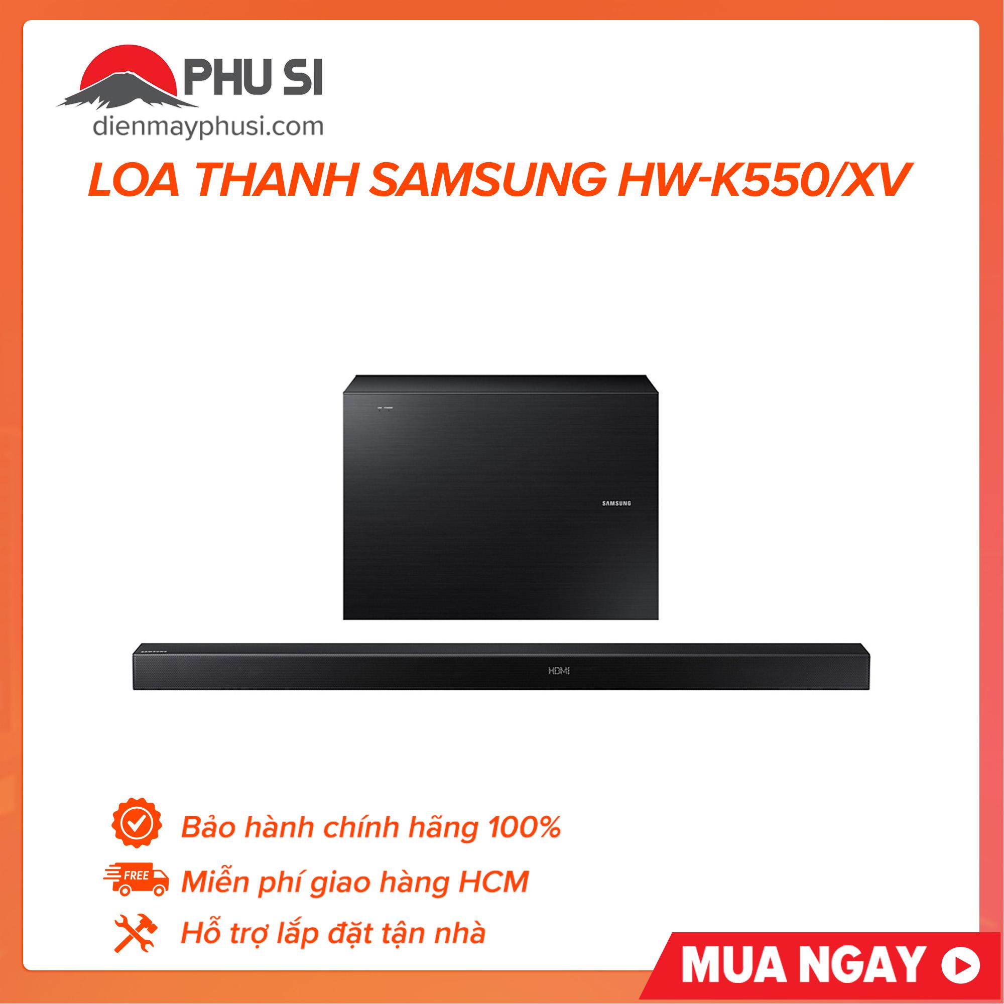 [Trả góp 0%]Loa Thanh Samsung HW-K550/XV