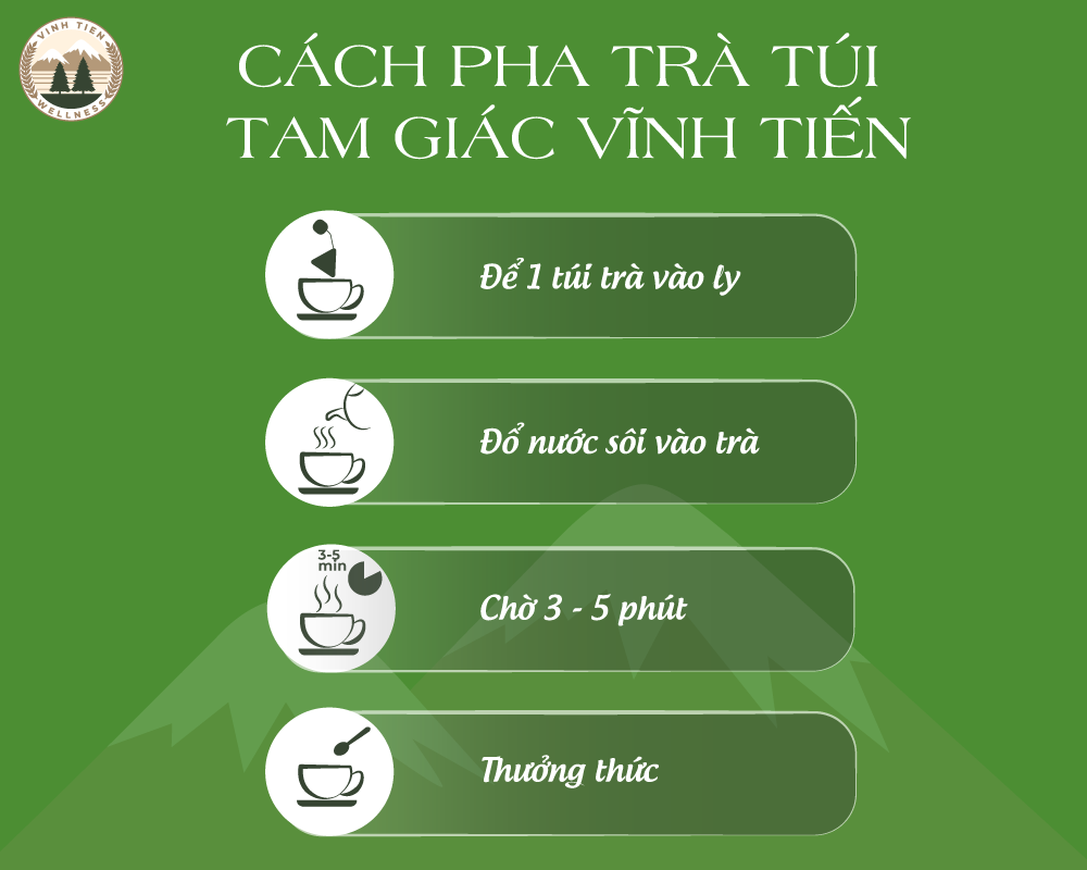 TRÀ HÀ THỦ Ô VĨNH TIẾN GIÚP BỔ MÁU ĐEN TÓC (100 GÓI TÚI LỌC)